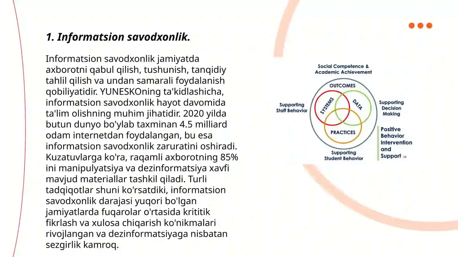 Informatsion savodxonlik 3