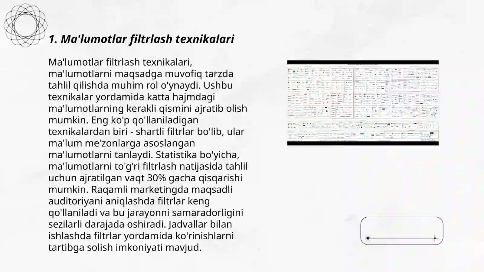 Ma'lumotlar filtrlash texnikalari 3