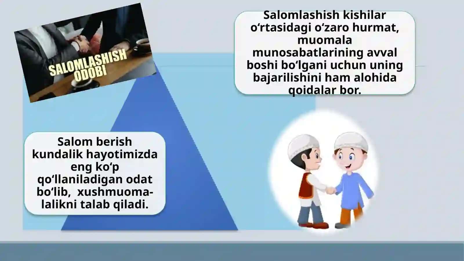 Salomlashish odobi 3