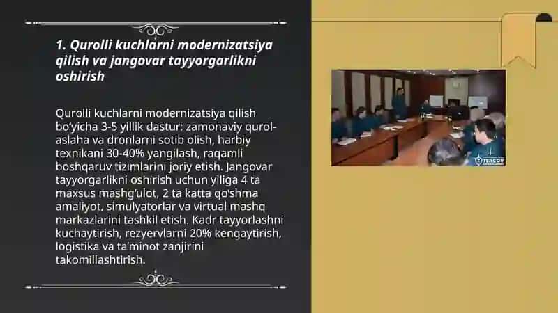 Milliy xavfsizlikni taminlash borasida amalga oshiriladigan ishlar 3