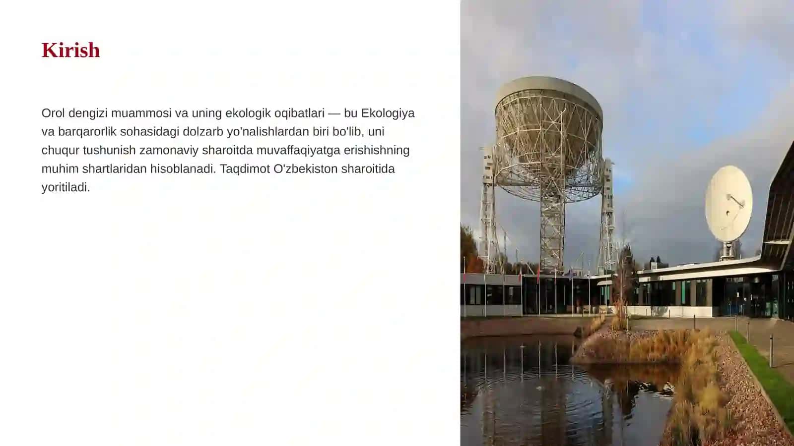 Orol dengizi muammosi va uning ekologik oqibatlari 3
