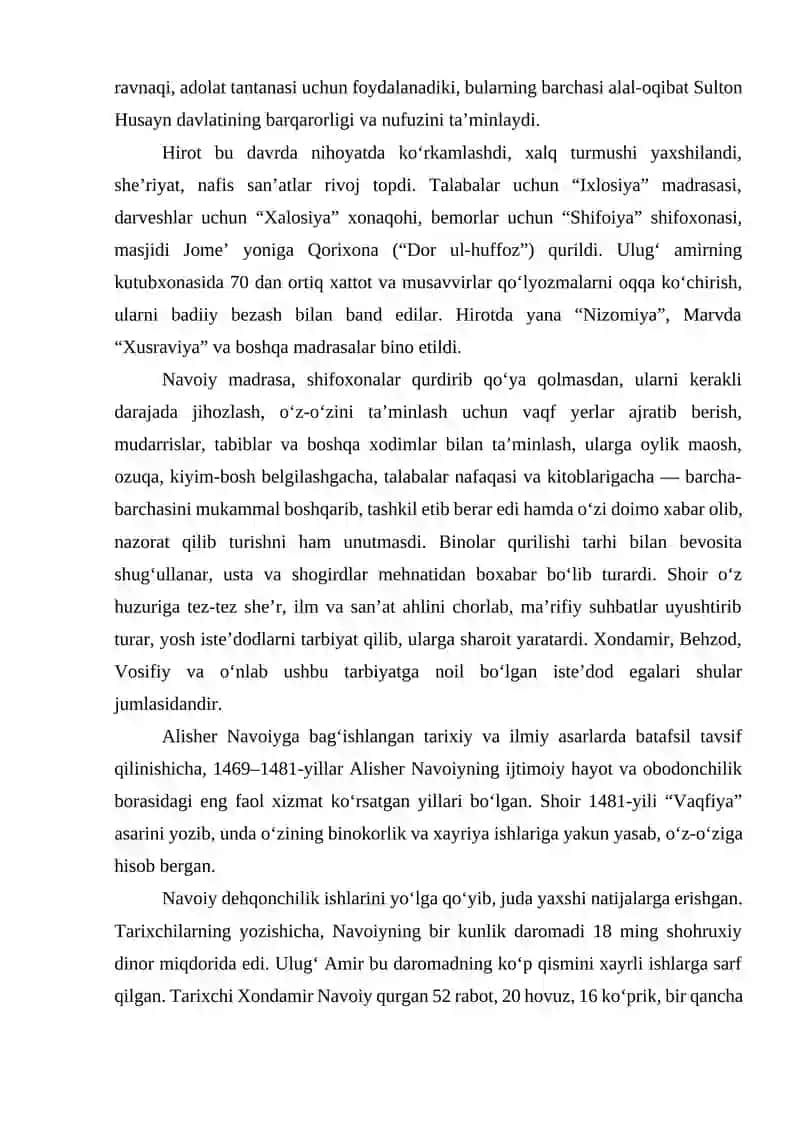 Alisher Navoiy buyuk o‘zbek shoiri va mutafakkiri 3