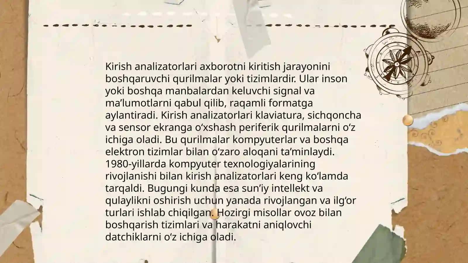 Analizatorlar turlari 3