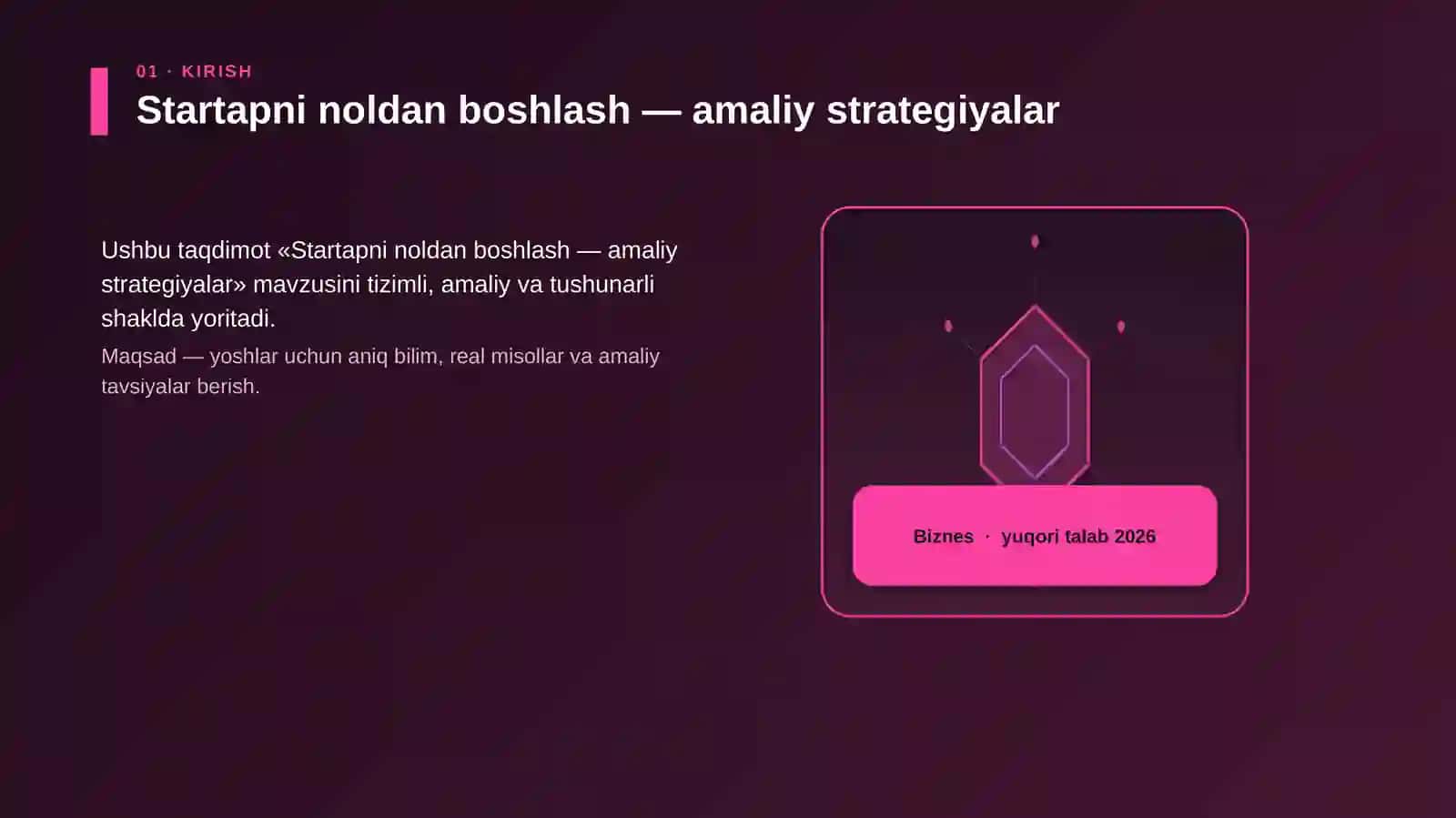 Startapni noldan boshlash — amaliy strategiyalar 3