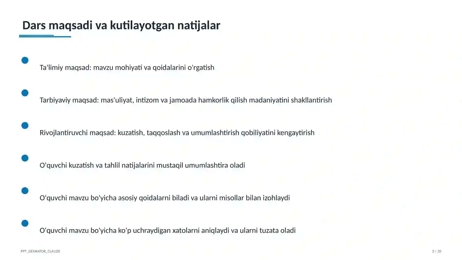 Tabiatshunoslik (1– 4) 3