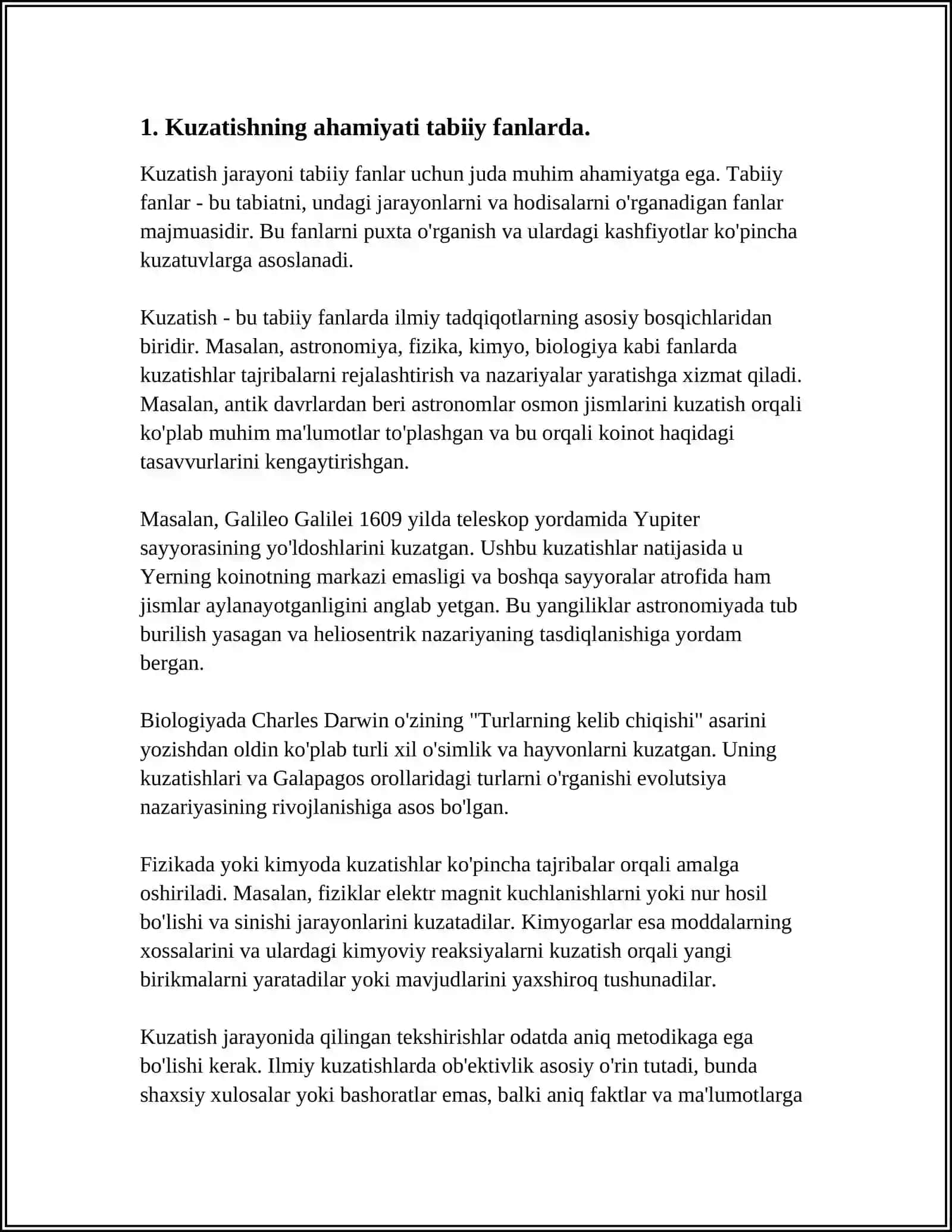 TABIIY FANLARDARSLARIDA KUZATISH ORQALI BILIM VA TUSHUNCHALAR SHAKLLANTIRISH 3