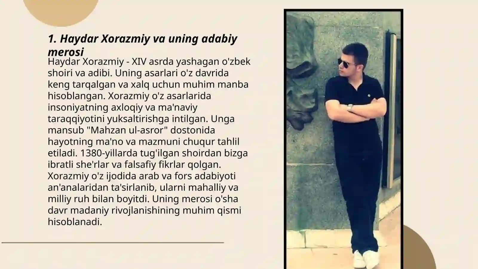 Haydar Xorazmiyning "Gul va Navro'z" asri hamda Sayyid Qosimiy dostonlari 3
