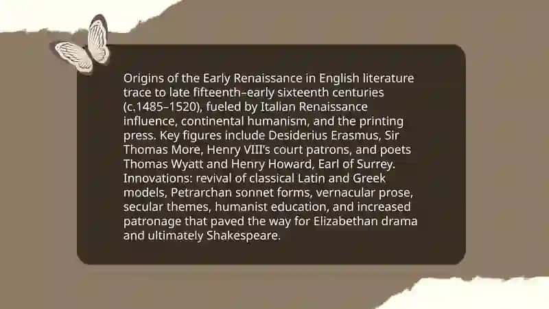 EARLY RENAISSANCE PERIOD. LITERATURE OF RENAISSANCE PERIOD, TRAGEDIES AND HISTORICAL CHRONICLES OF WILLIAM SHAKESPEARE 3