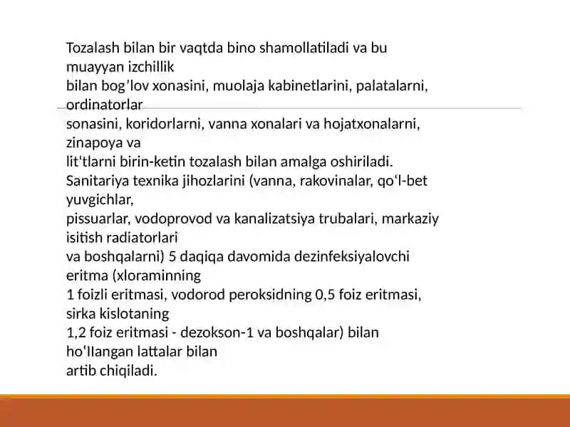 Dezinfeksiya uchun qo'llaniladigan vositalar 3