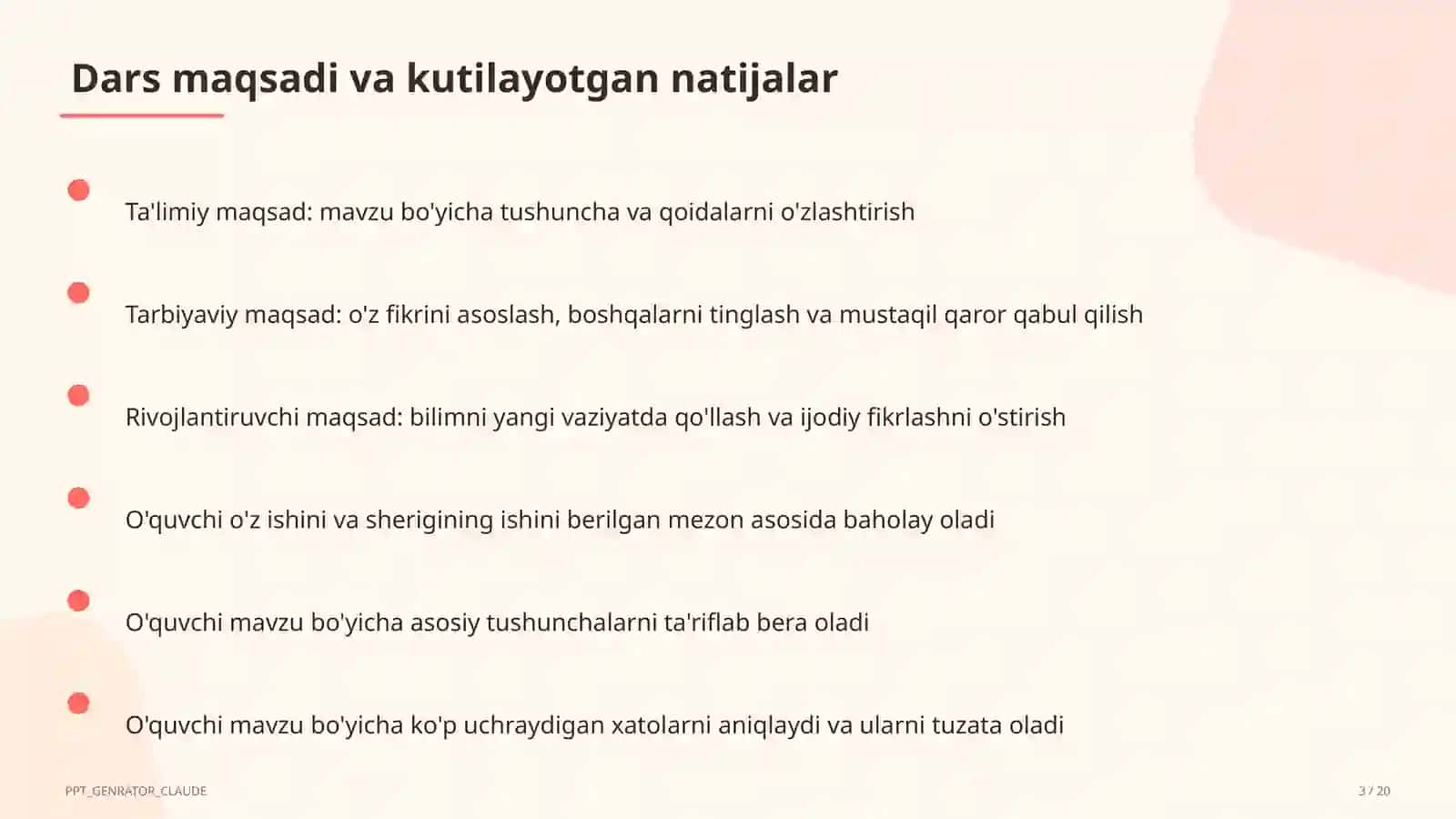 Algebra (7– 11) — mustaqil o'rganish uchun 3