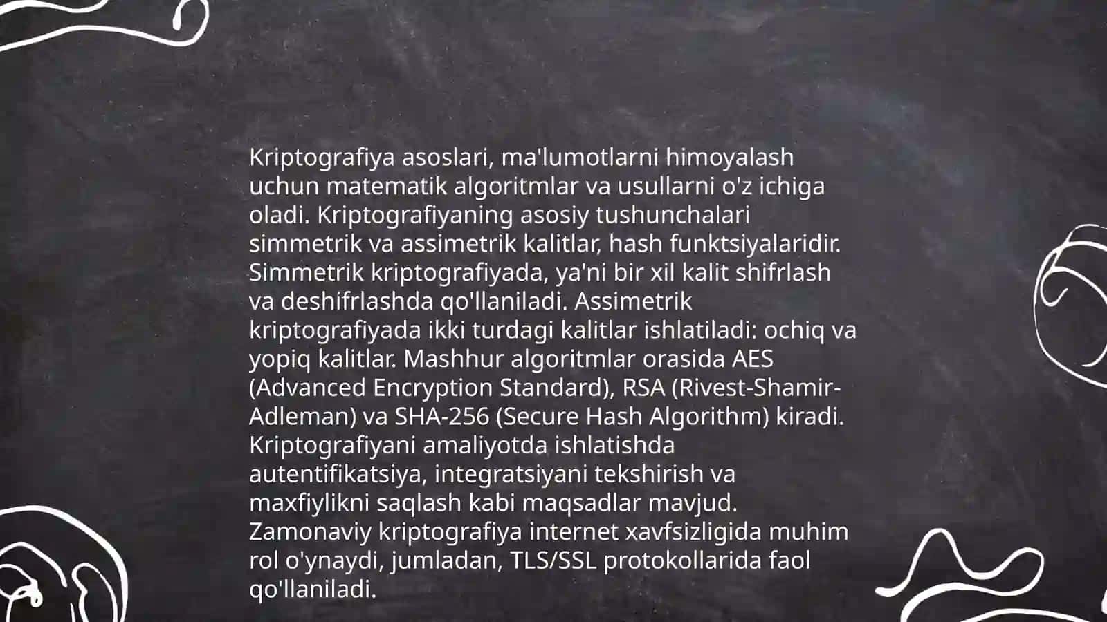 Axborotning ximoyalashning kriptografika usullari 3