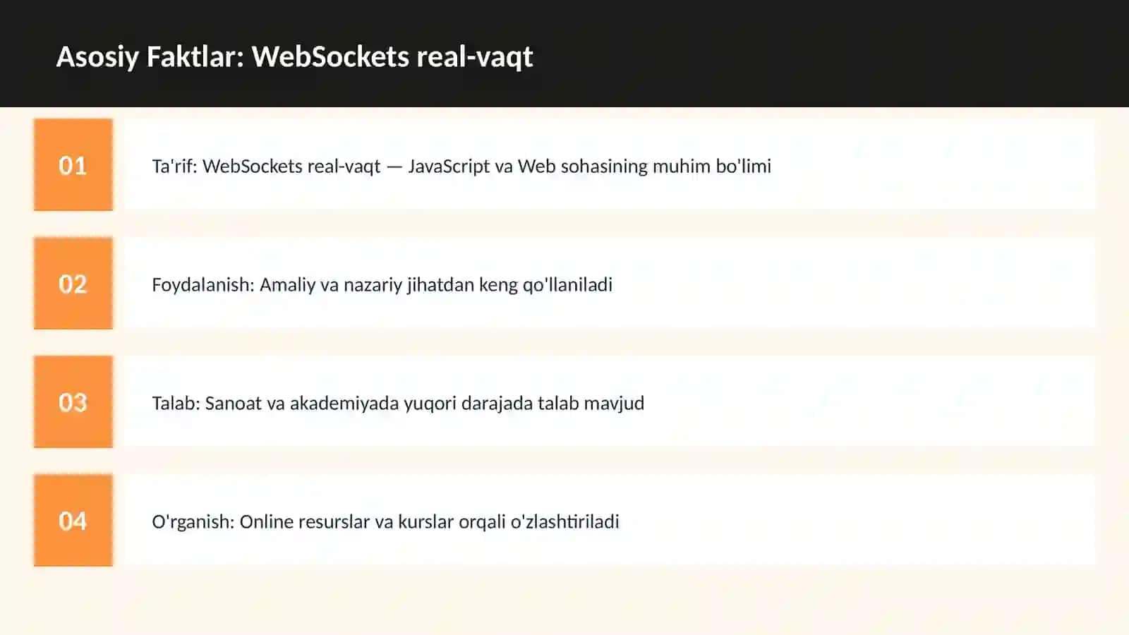 DASTURLASH | JAVASCRIPT VA WEB 3