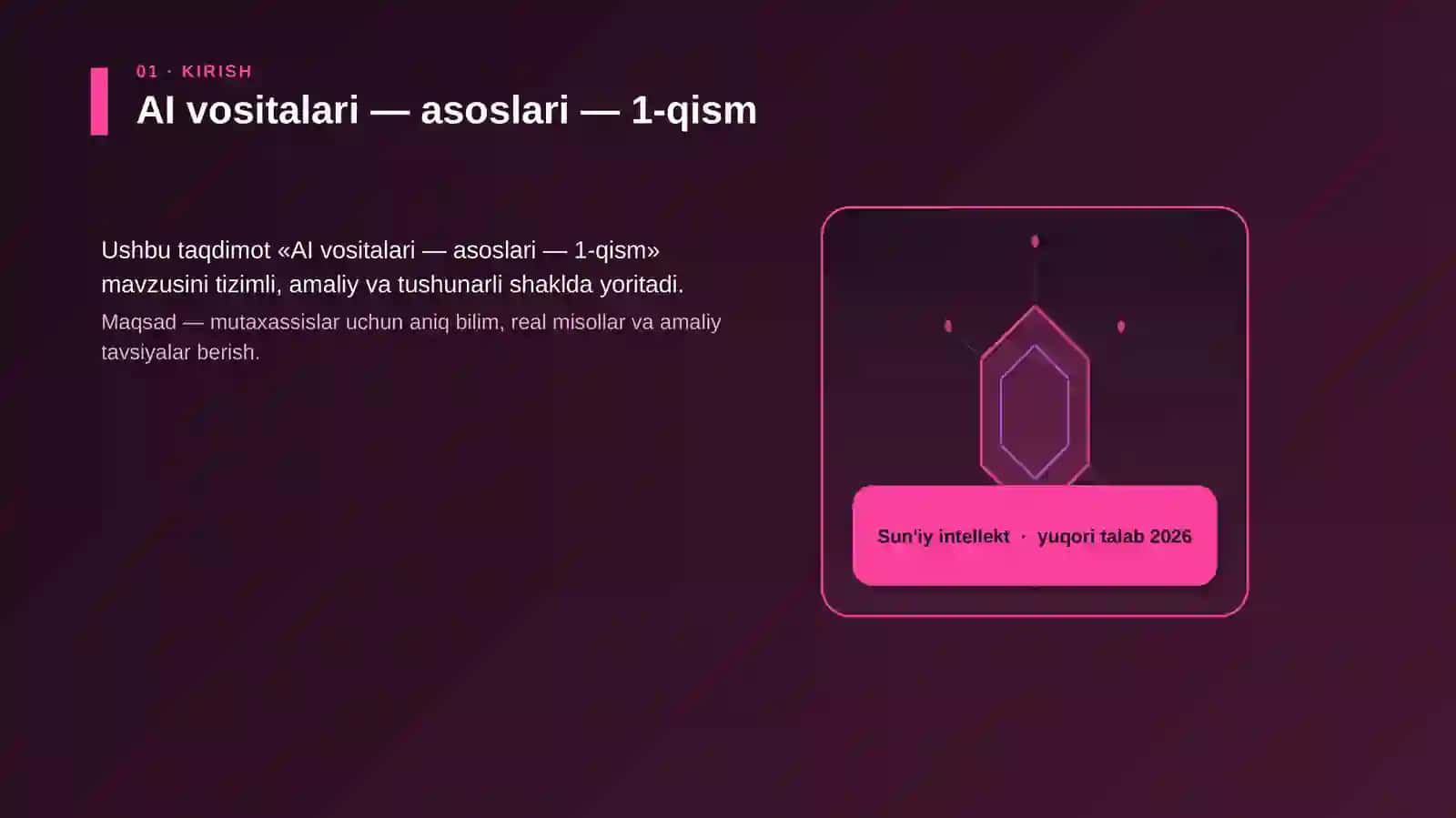 AI vositalari — asoslari — 1-qism 3