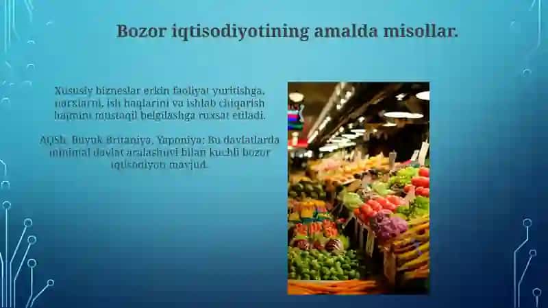 Bozor iqtisodiyoti va uni amal qilishi 3