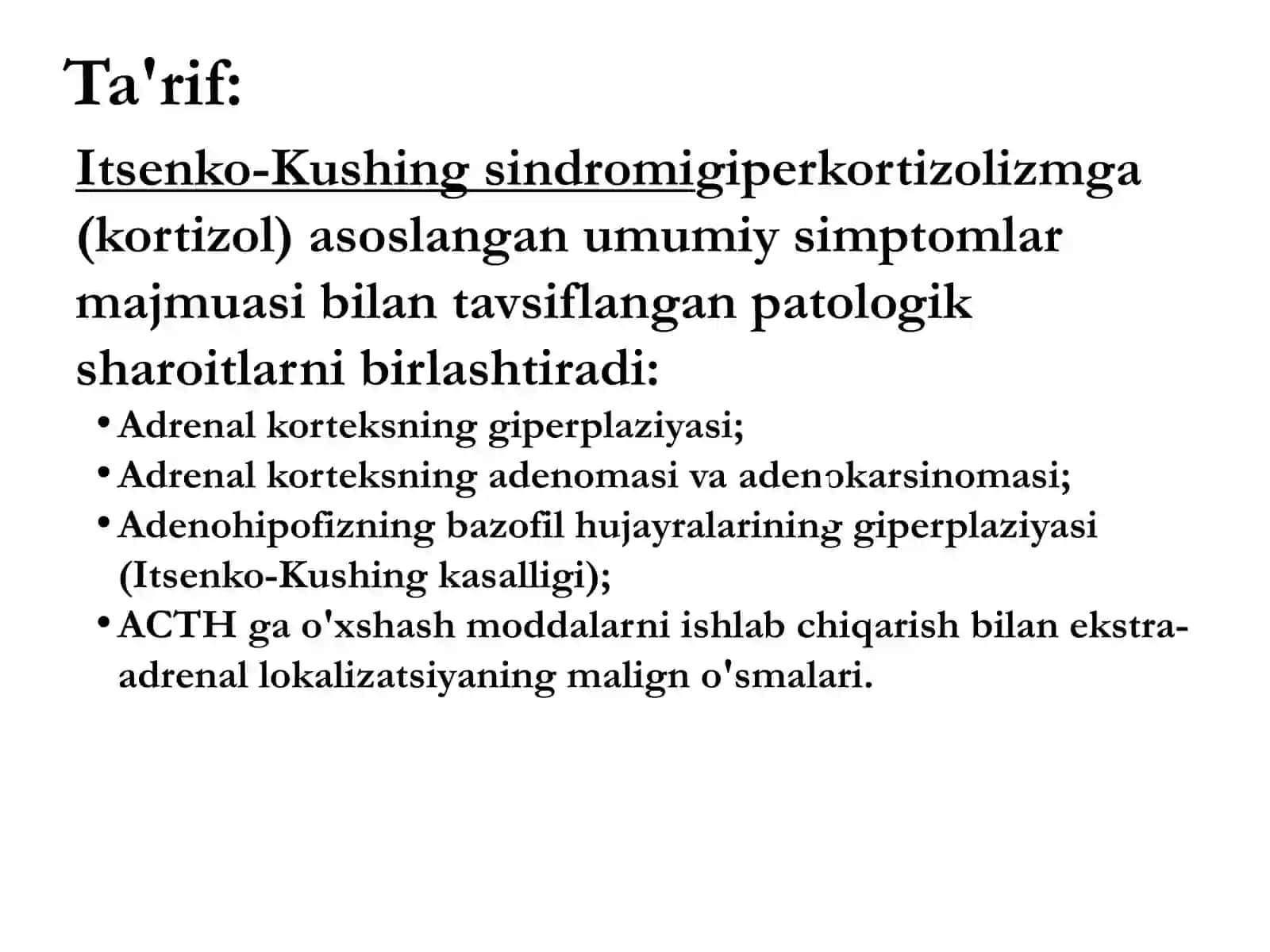 Itsenko Kushing Sindromi 3