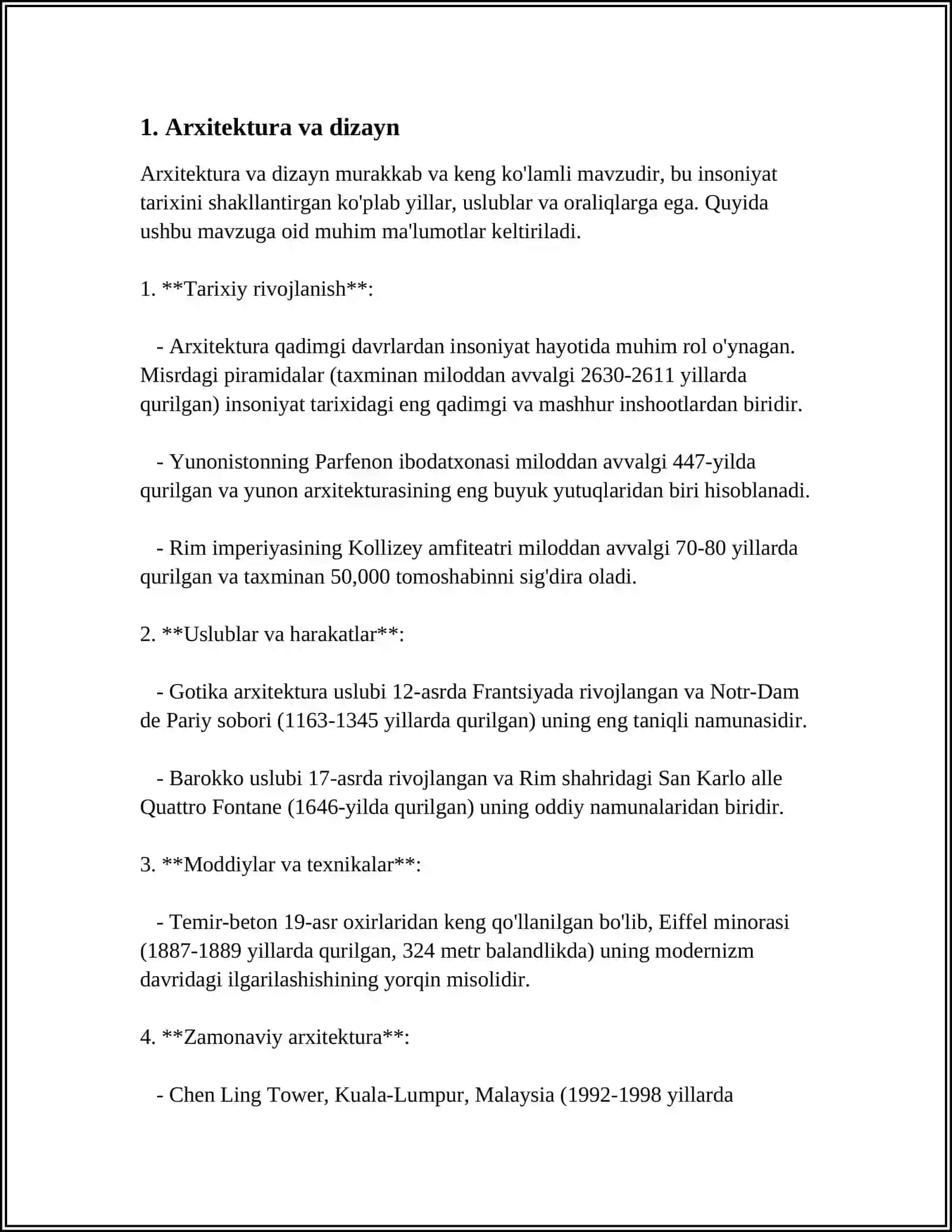 FARGʻONA POLITEXNIKA INSTITUTI REFERAT 3