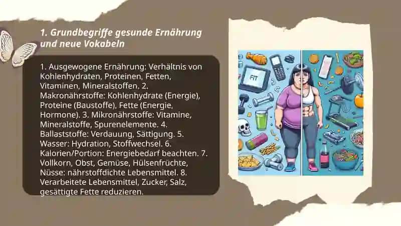 Nährstoffe (Kohlenhydrate, Proteine, Fette) – Vokabeln und Funktionen 3