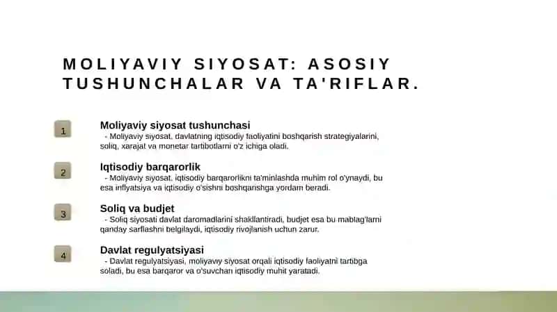 Moliyaviy siyosat 3