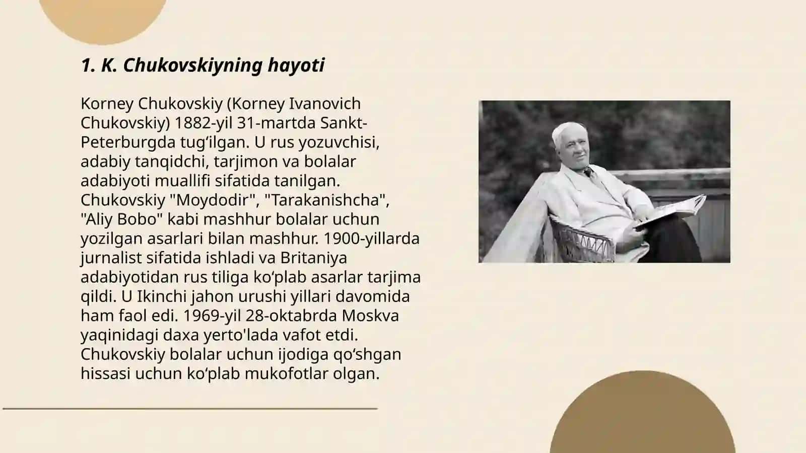 K. Chukovskiy Hayoti 3