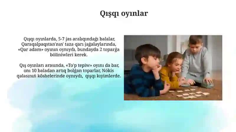 Qaraqalpaq balalar oyinlari 3