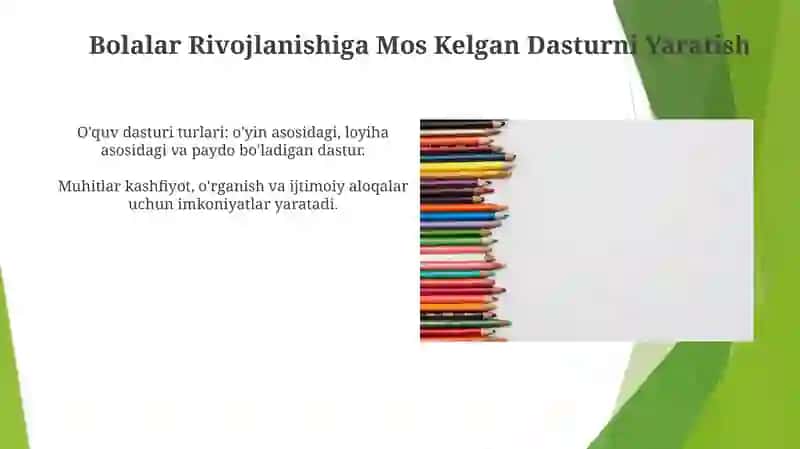 Maktabgacha taʼlim tashkilotlarida rivojlantiruvchi muhit va uning turlari 3