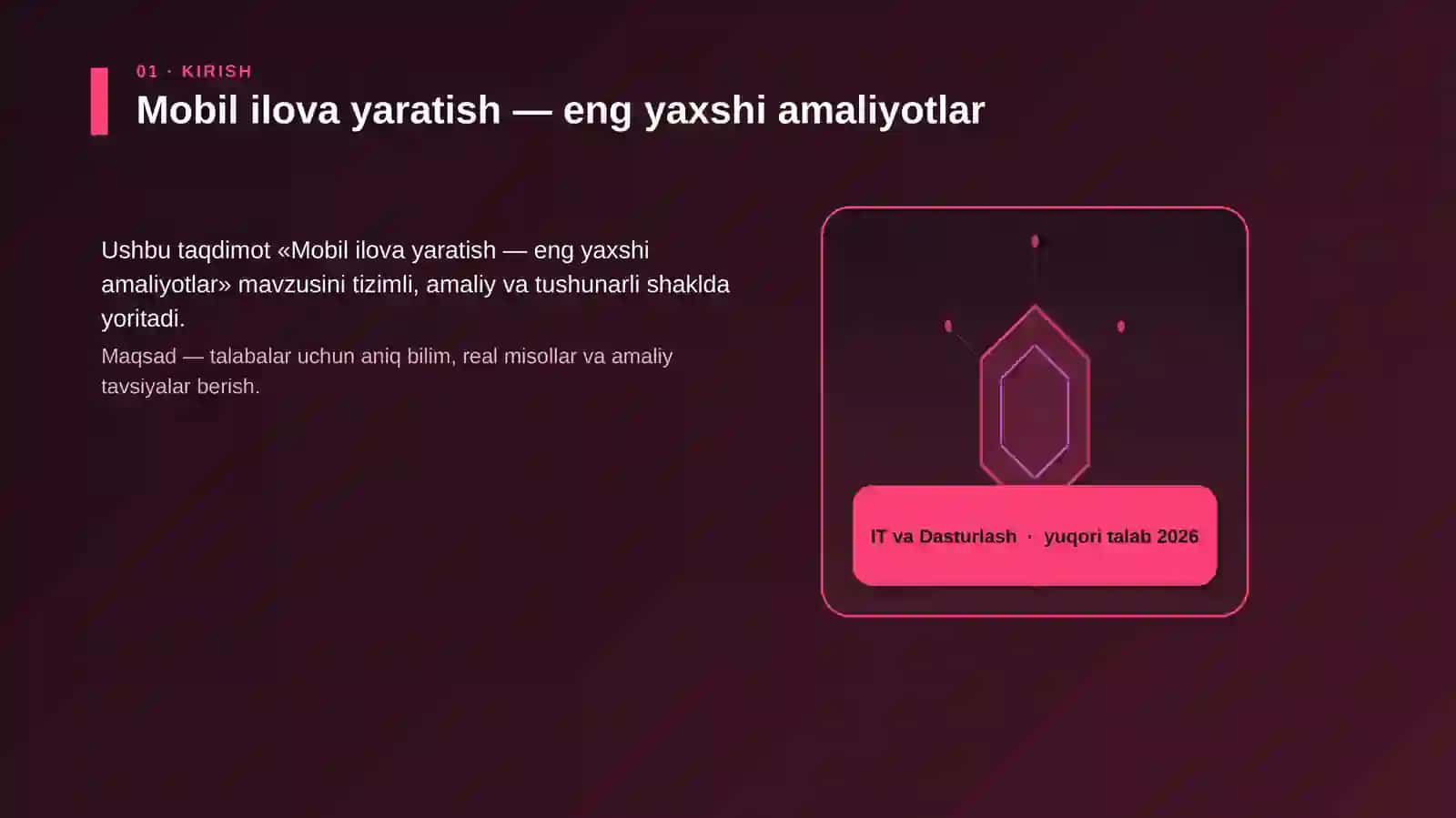 Mobil ilova yaratish — eng yaxshi amaliyotlar 3