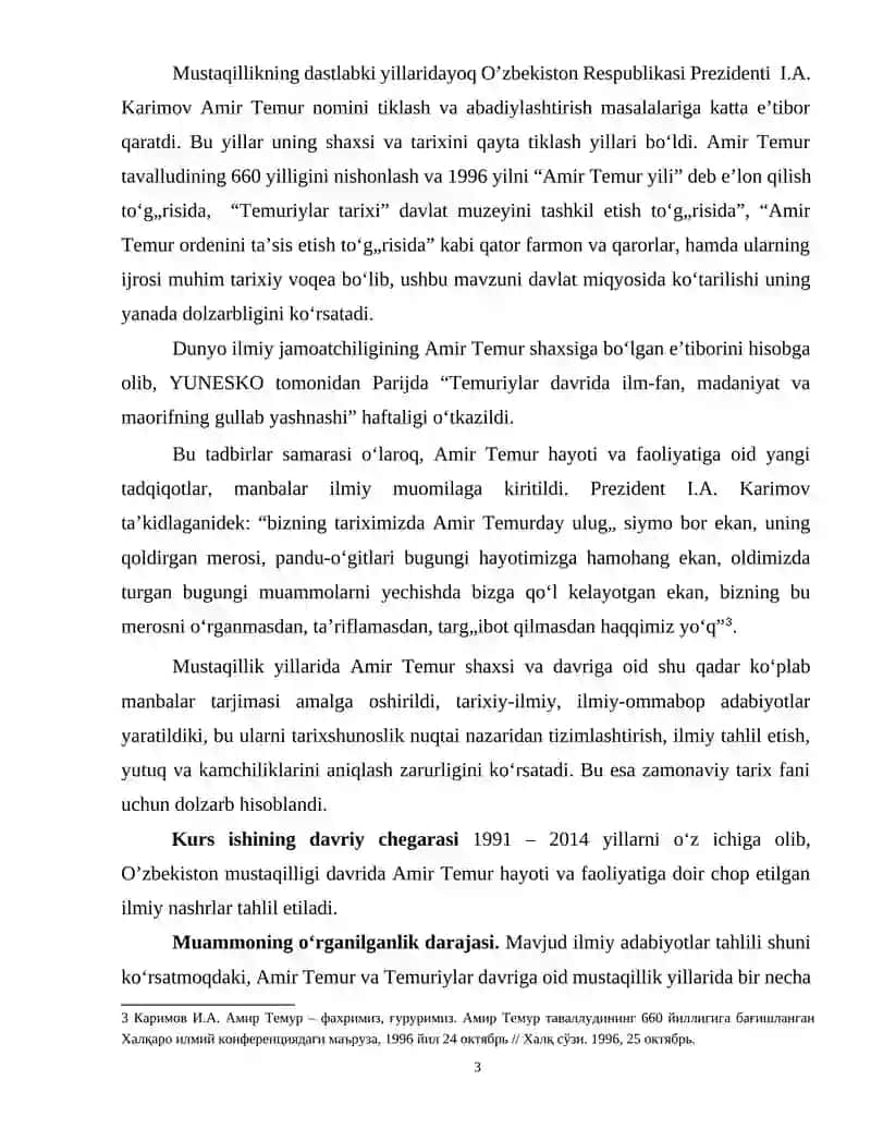 AMIR TEMUR HAYOTI VA FAOLIYATIGA OID MANBALAR 3