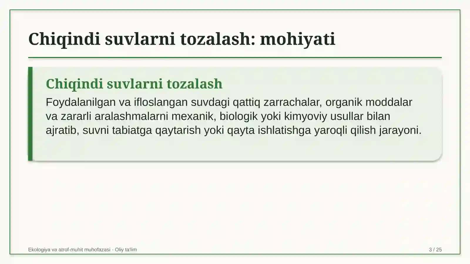 turoperatorlik kompaniyalarida chiqindi suvlarni tozalash 3945 3