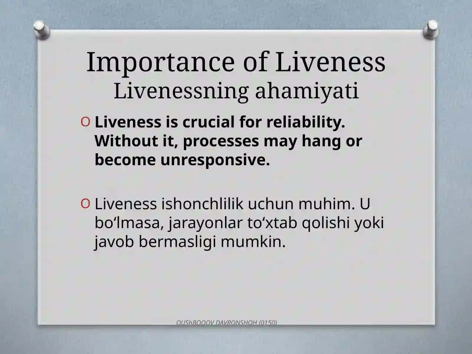 Liveness Violation in Process Execution 3