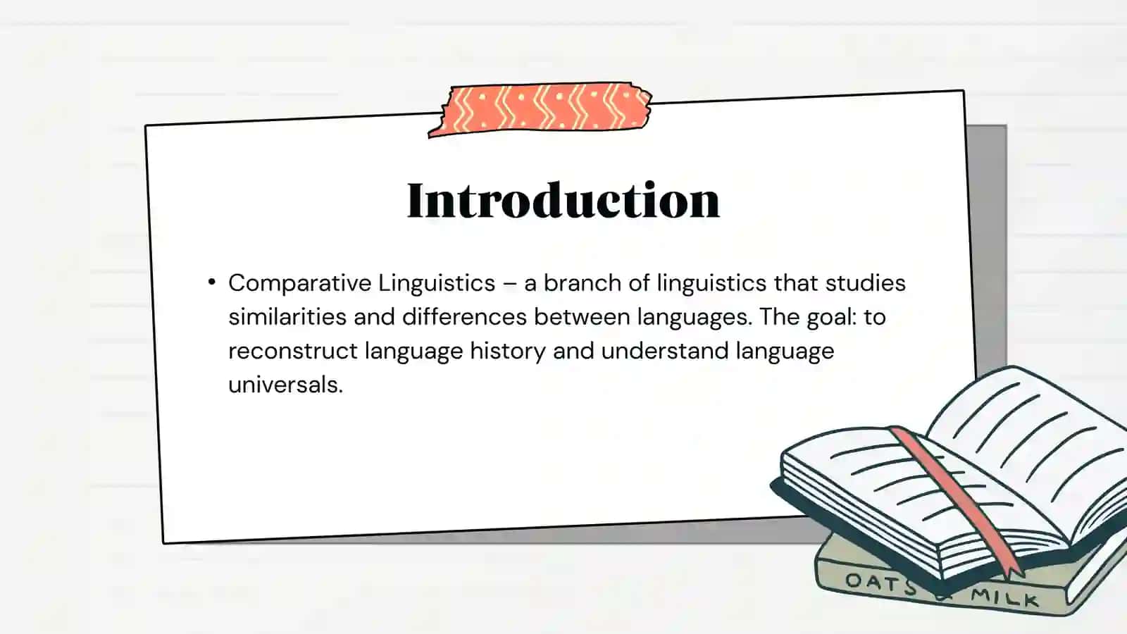Methods of comparative study of languages 3