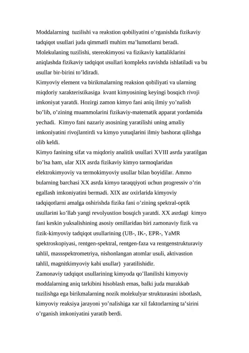 SPEKTROMETRIYA USULIDA ISHLAYDIGAN O’LCHASH QURILMALARINING METRALOGIK TASNIFI METRALOGIK HARAKTERISTIKALARI 3