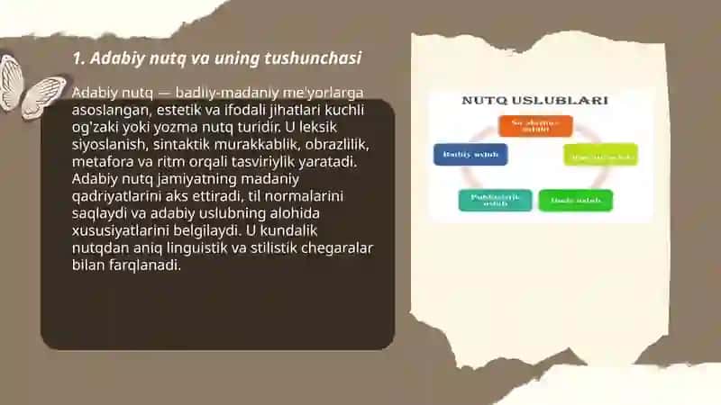 Adabiy nutq va uning uslubi 3