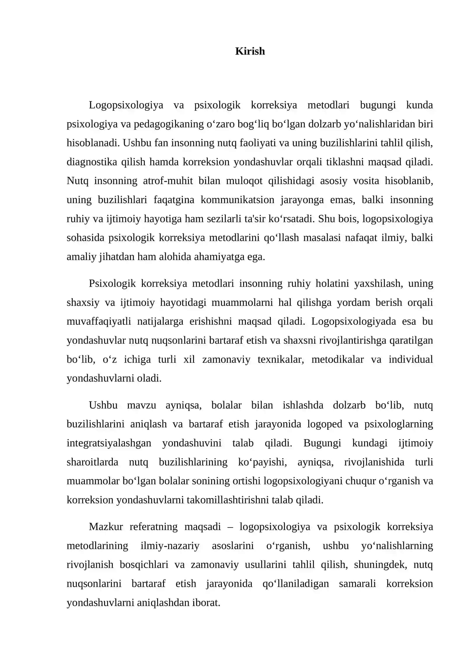 Logopsixologiya va psixologik korreksiya metodlari fanining ilmiy-nazariy asoslari 3