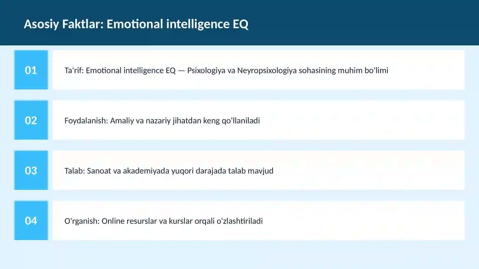Emotional intelligence EQ 3