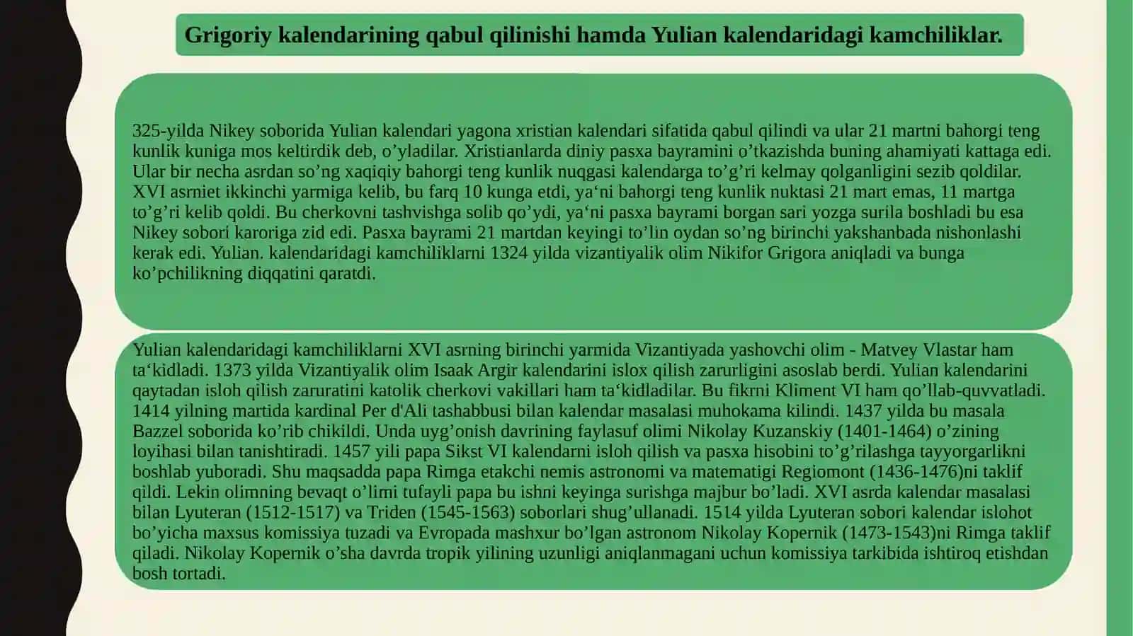 GREGORIY KALENDARINING QABUL QILISHI 3