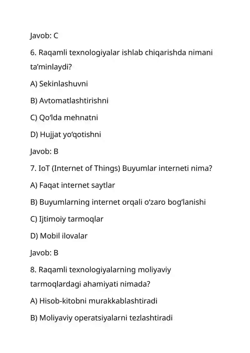 Raqamli texnologiyalar 3