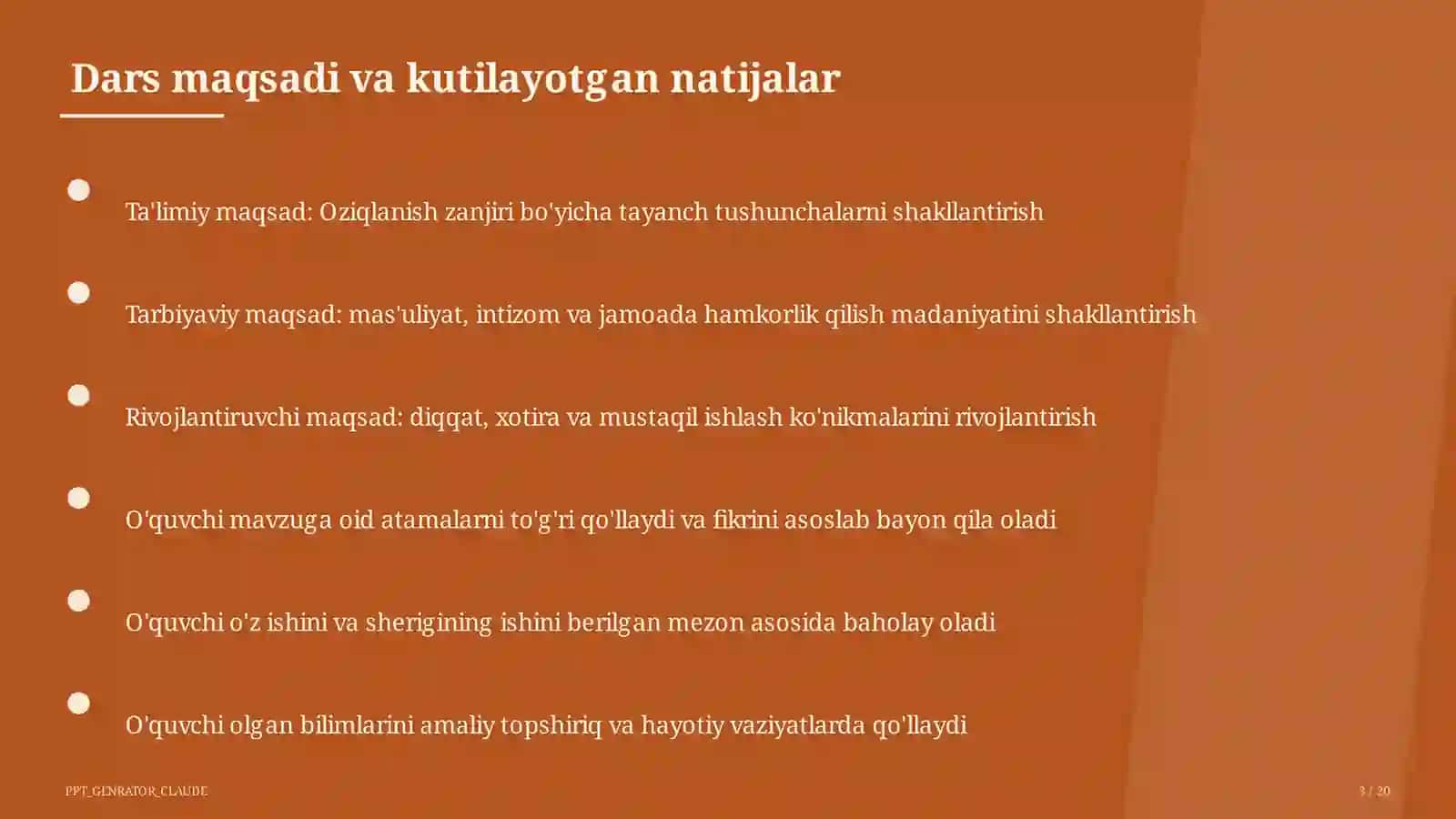 Oziqlanish zanjiri (3-sinf) 3