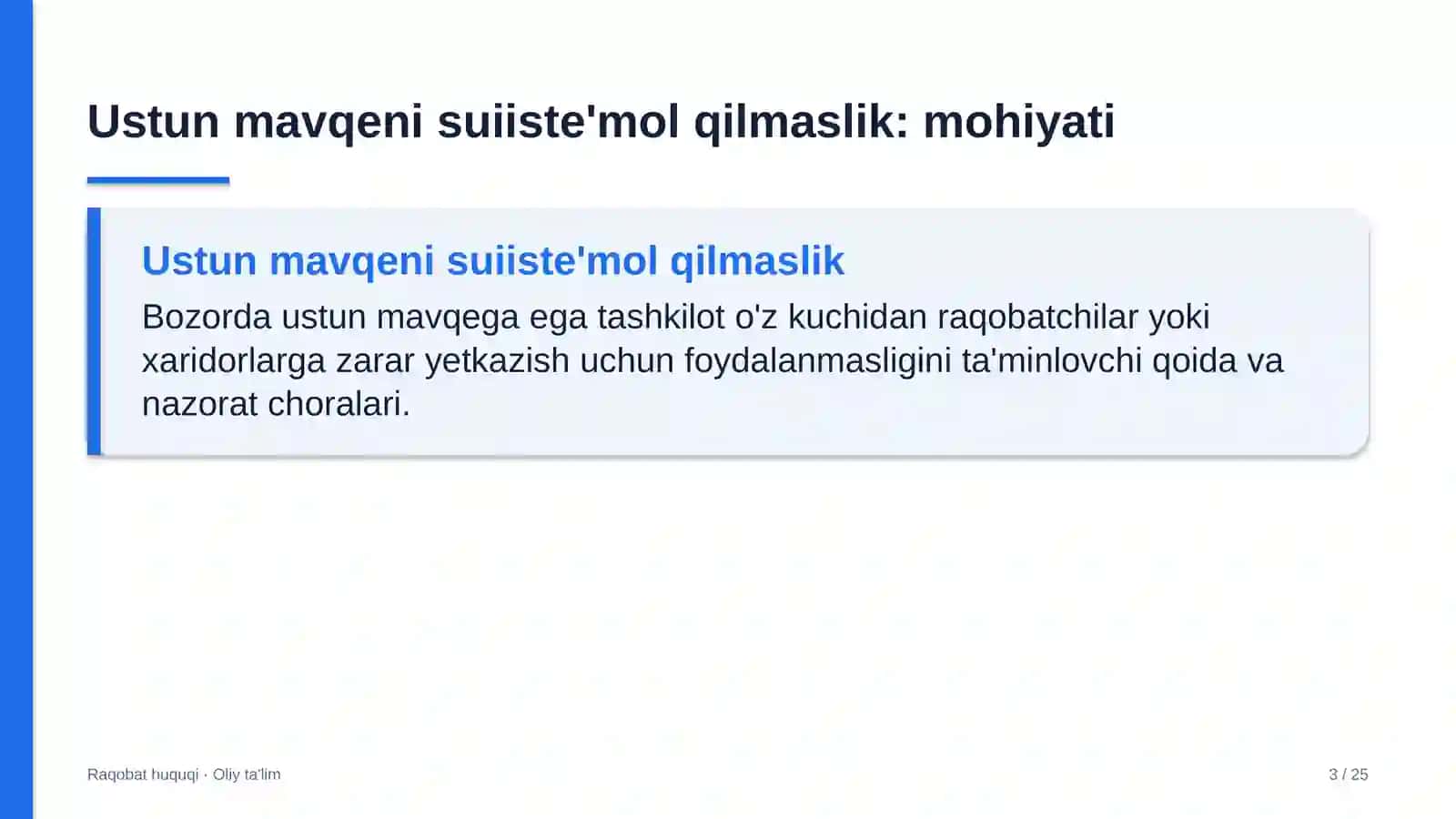 vodorod energetikasida bozordagi ustun mavqeni suiiste'mol qilmaslik 6166 3