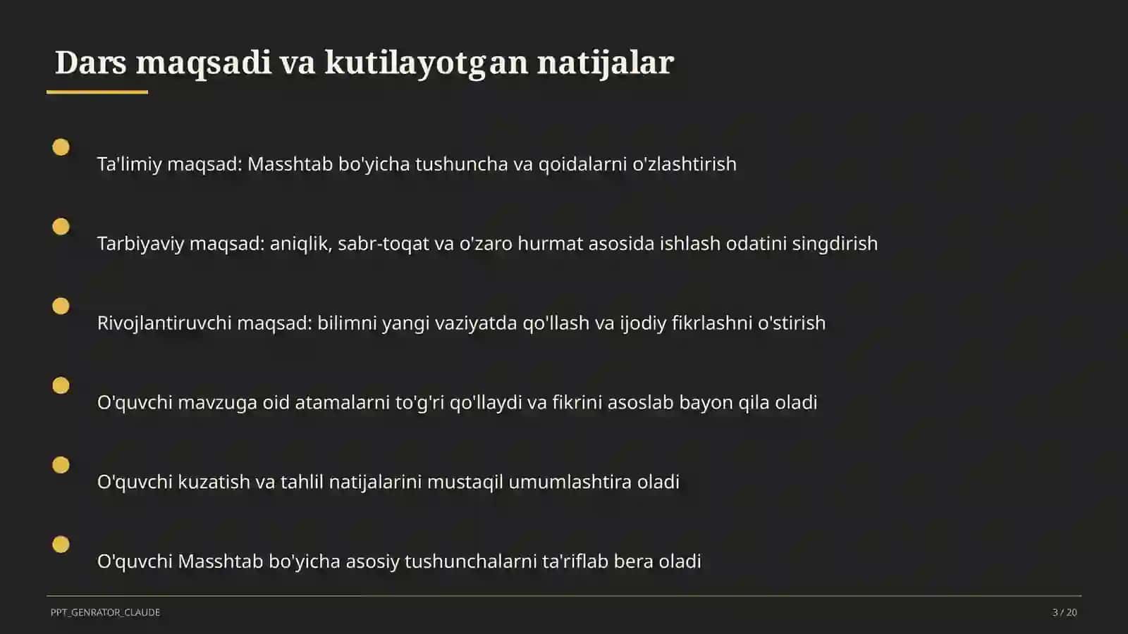 Masshtab (6-sinf) 3