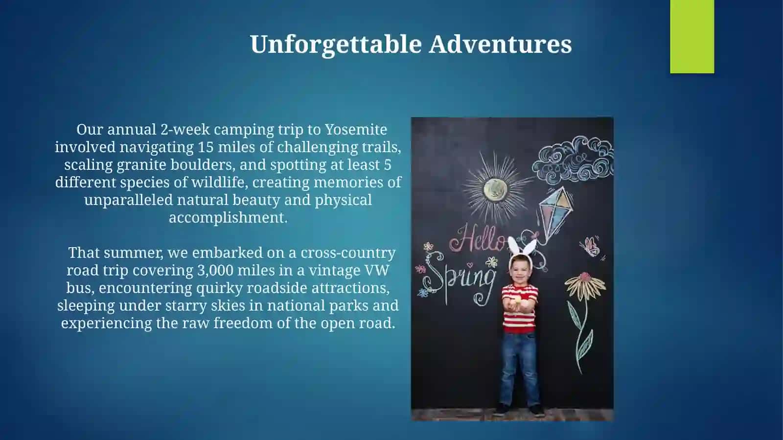 Unforgettable Adventures 3