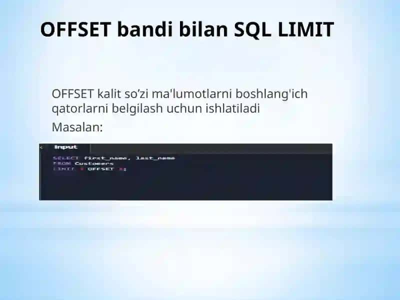 SQL LIMIT 3