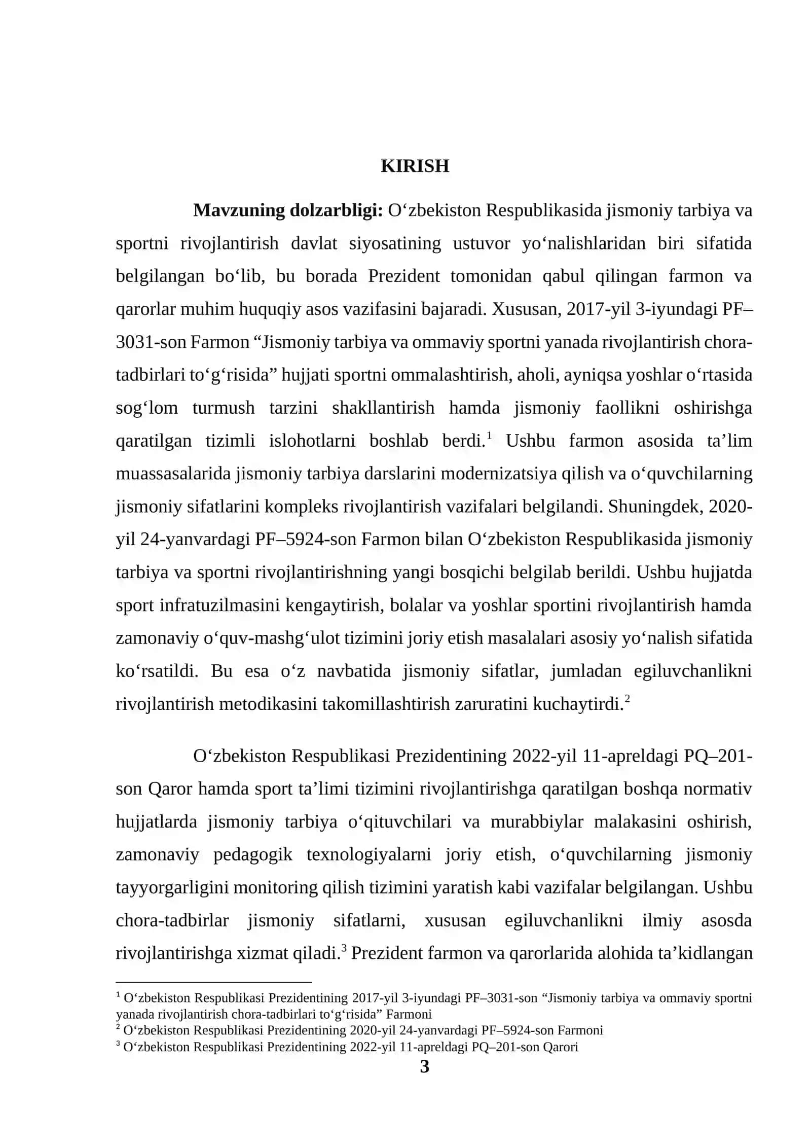 Jismoniy sifatlar. egiluvchanlik sifati va uni rivojlantirish metodikasi 3