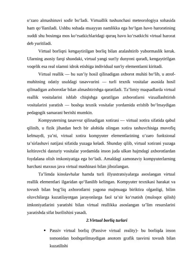 Virtual borliq 3