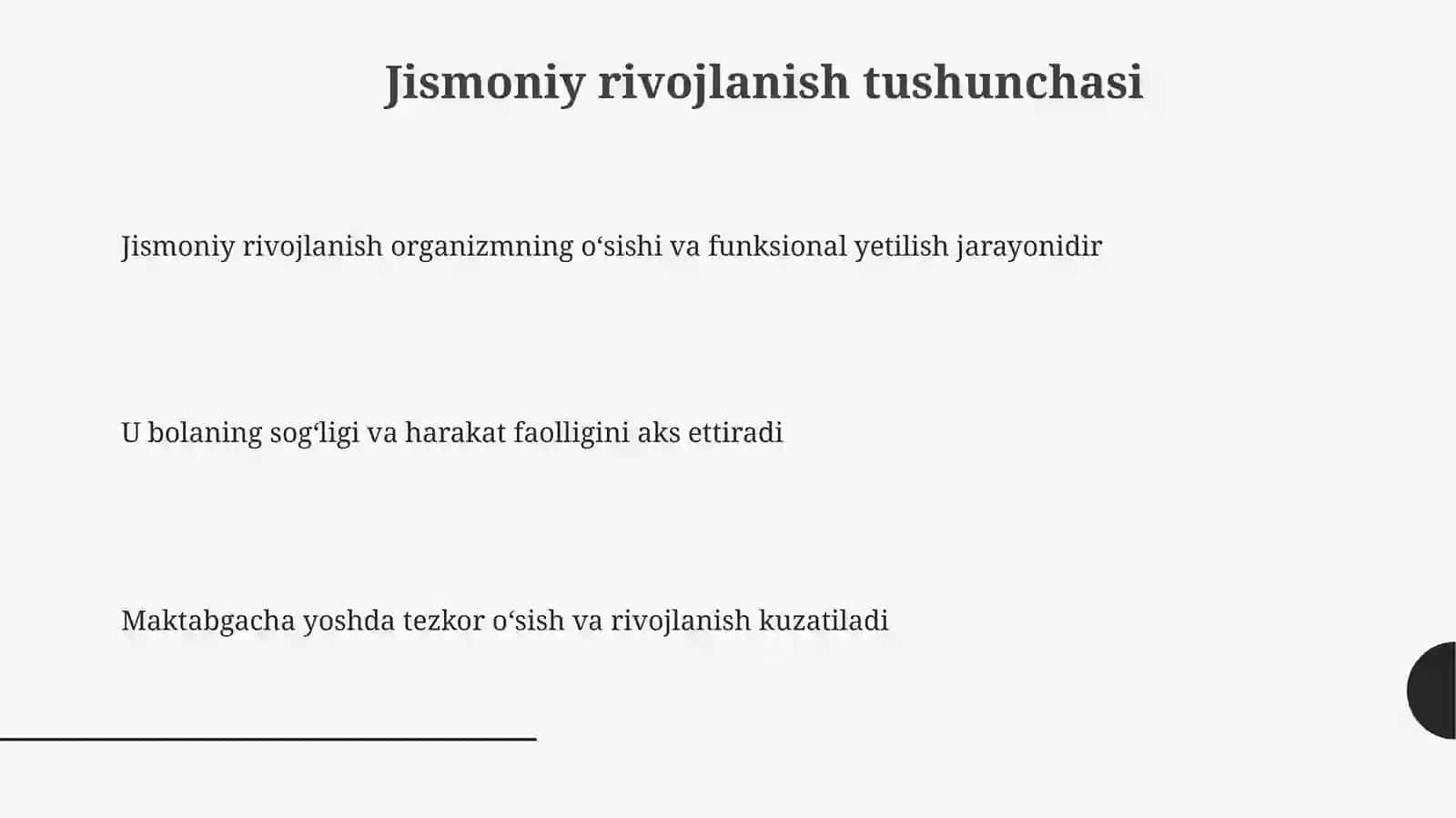 Maktabgacha ta'lim muassasalari dabolalarning jismoniy rivojlanishini baxolash 3