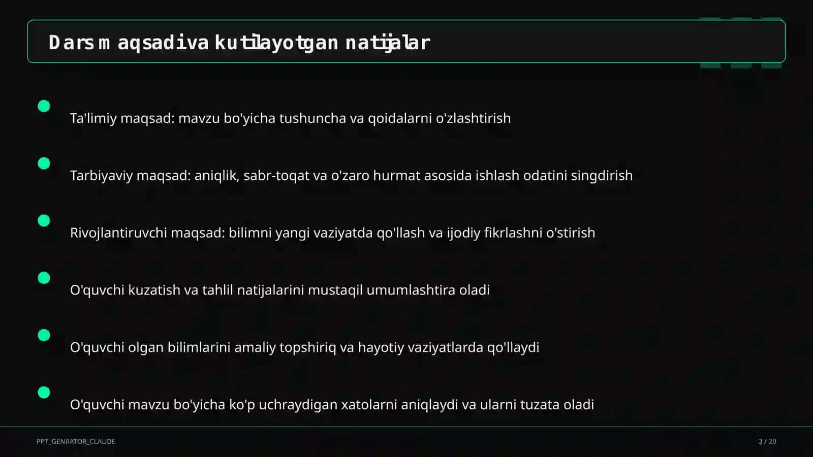 Informatika va axborot texnologiyalari (5–11) — metodik birlashma uchun 3