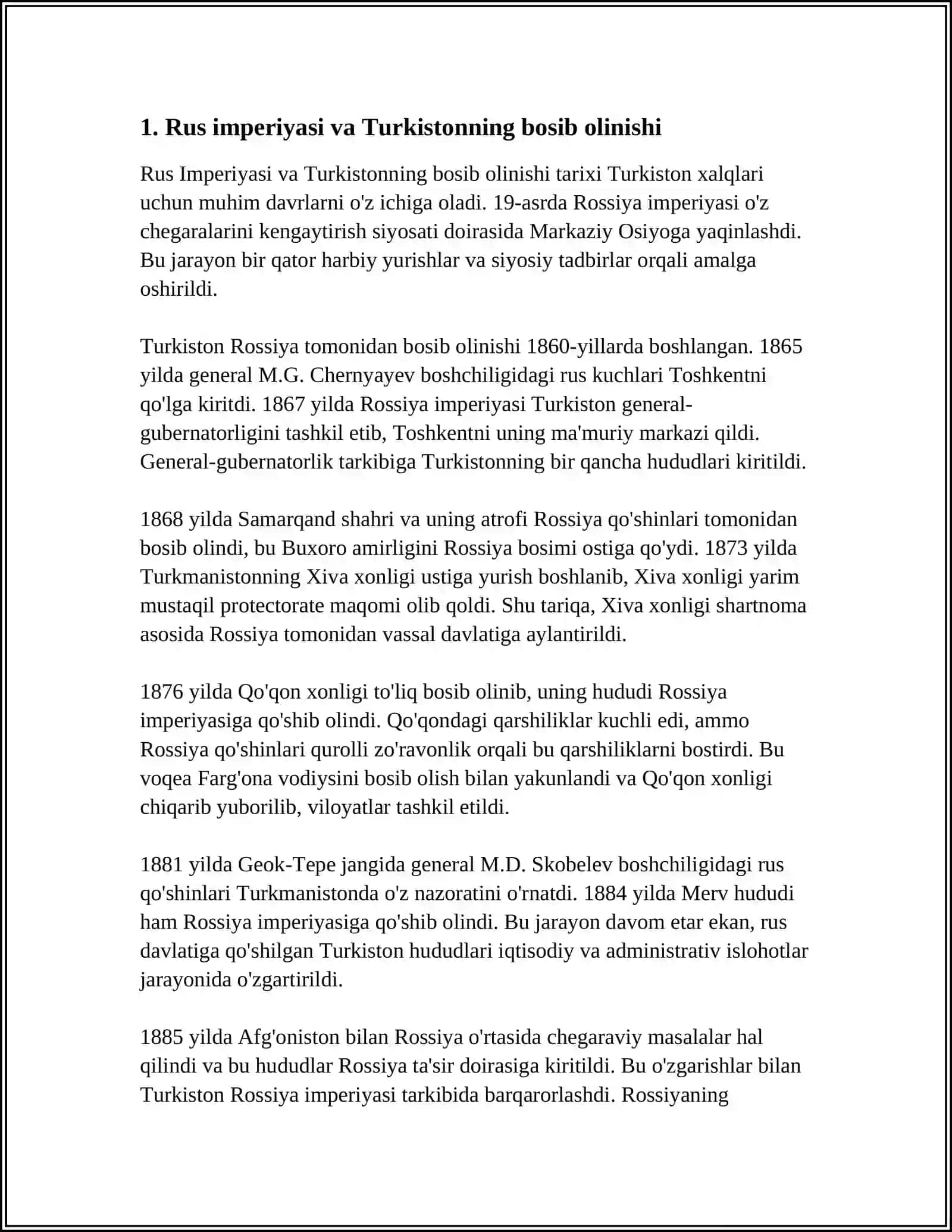RUS IMPERIYASI DAVRIDA TURKISTON 3