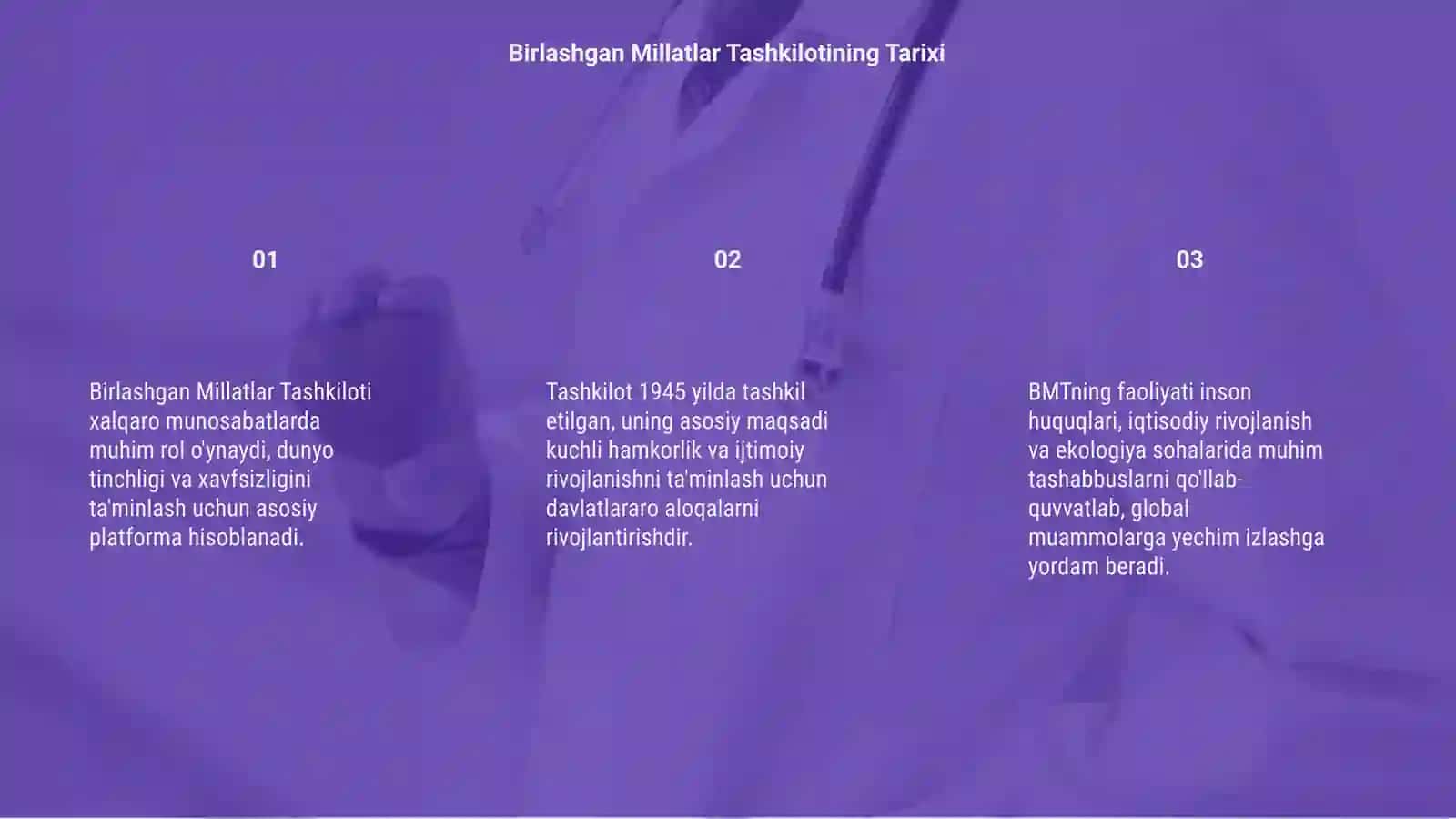 Birlashgan millatlar tashliloti 3