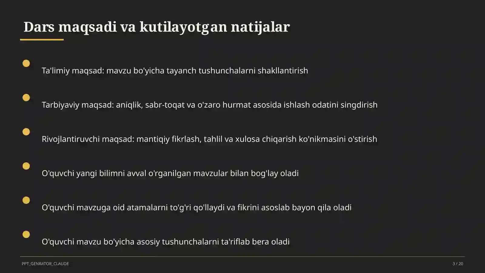Huquq va iqtisodiyot asoslari (9–11) — o'qituvchilar uchun 3