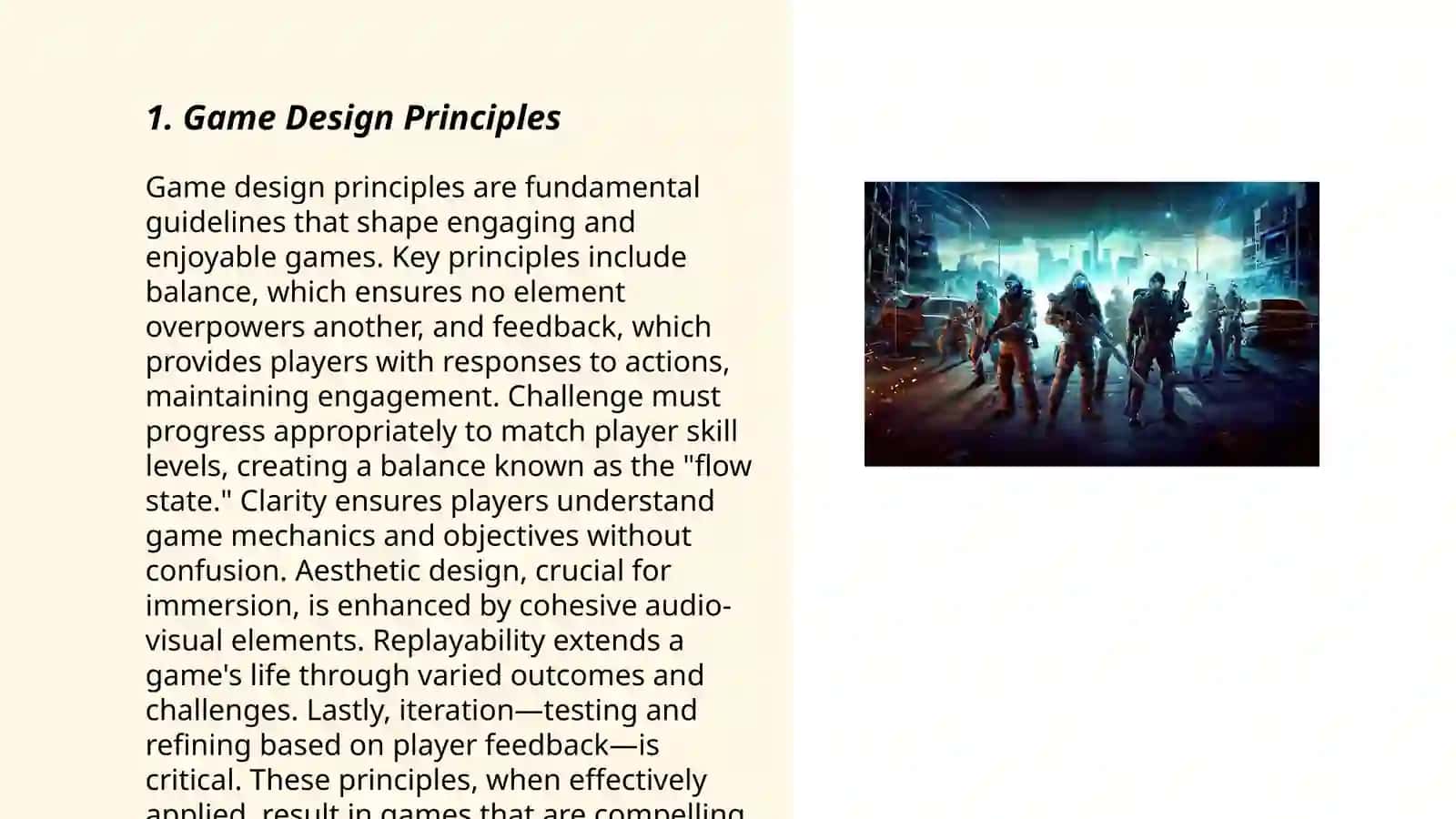 Game Design Principles 3