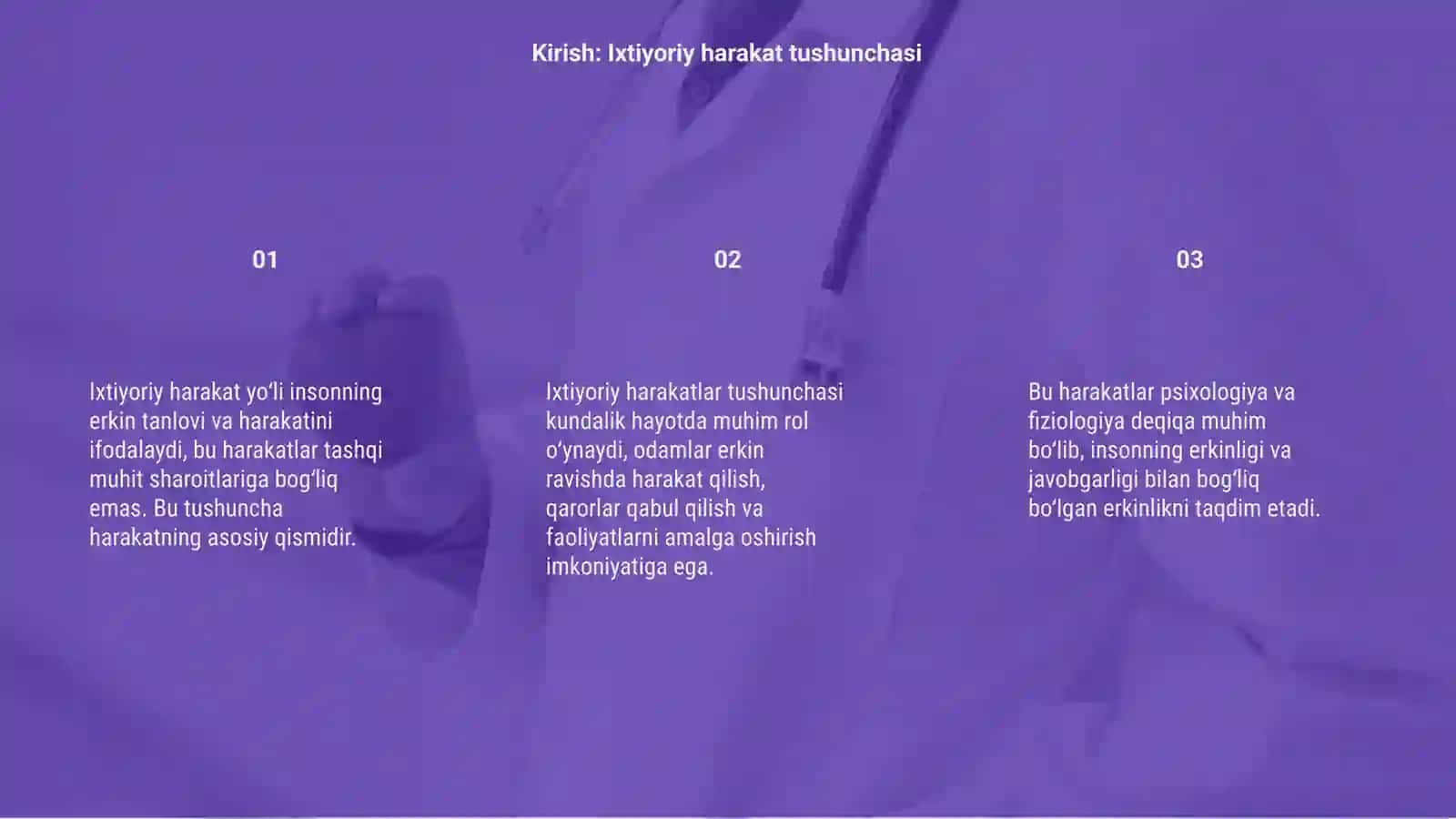 Ixtiyoriy harakat yoʻli 3